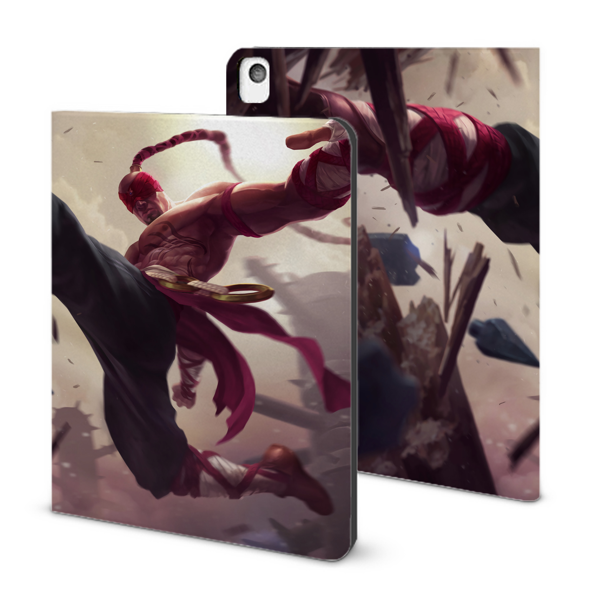 （画像用） リーグ・オブ・レジェンド League of Legends LOL IPadケース ペンホルダー付き ブックスタイルデザイン